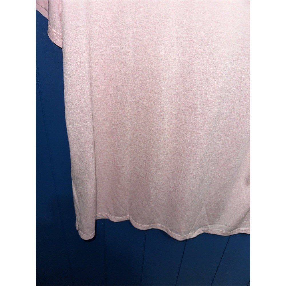 Under Armour Women Tech‎ V-neck Loose Short Sleeve T-shirt Moisture Wicking Pink - Picture 12 of 12